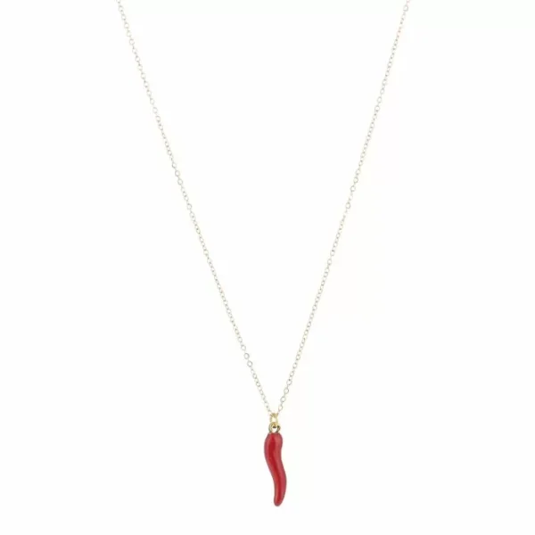 Ketting minimalistisch met rode peper