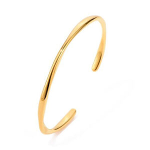 Bangle wavy gold