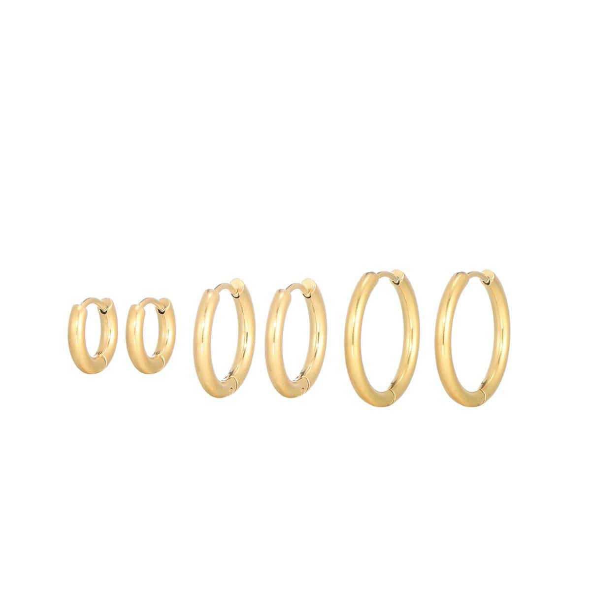 Oorringen basic set van 3